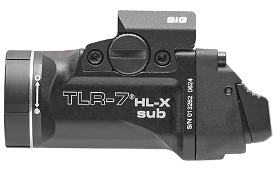 Streamlight TLR-7 HL-X Sub, Weaponlight, Black with Silver Ring