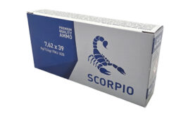 STV Technology Scorpio Ammo, 7.62X39, 124 Grain, 20 Round Box