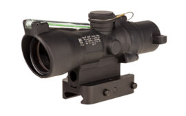 Trijicon ACOG, 3X24mm, Dual Illuminated Green Horseshoe/Dot 223/55 Grain, Black