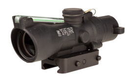 Trijicon ACOG, 3X24mm, Dual Illuminated Green Horseshoe/Dot 7.62X39/123 Grain, Black