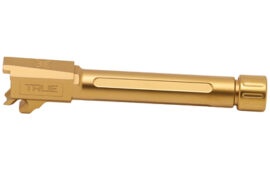 True Precision Barrel, 9MM, Threaded Barrel, Fuse Tin Gld