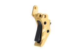 Tyrant CNC Intellifire Trigger, Shoe Only, Gold Body with Black Safety Blade