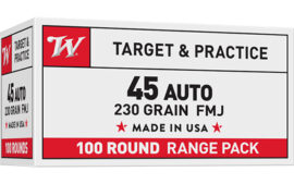 Winchester Ammunition USA, 45ACP, 230 Grain, 100 Round Box