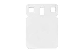 Birchwood Casey AR500 Gong, 4" Square Target, 3/8", White