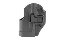 BLACKHAWK CQC SERPA Holster With Belt and Paddle Attachment, Left Hand, Black, Bl/pdl for Glock