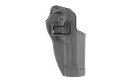 BLACKHAWK SERPA CQC Concealment Holster with Belt and Paddle Attachment, Right Hand, Matte Black, BH Bl/pdl Ber