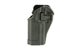 BLACKHAWK CQC SERPA Holster With Belt and Paddle Attachment, Left Hand, Black, BH Bl/pdl P250/P320