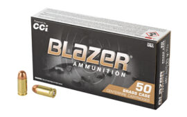 Blazer Ammunition Blazer Brass, 380ACP, 95 Grain, 50 Round Box