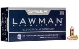 Speer Ammunition Speer Lawman, 9mm, 115 Grain, 50 Round Box