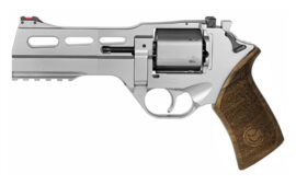 Chiappa Firearms Rhino, 357 Magnum/38 Special, 5" Barrel, Nickel Finish, Silver, 6 Rounds