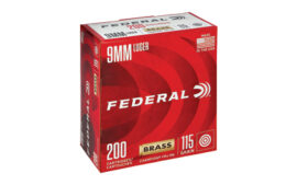 Federal Champion, 9MM, 115 Grain, 200 Round Box