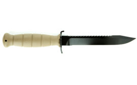 GLOCK OEM Field Knife, 6.5" Fixed Blade, Drk E W/sheath