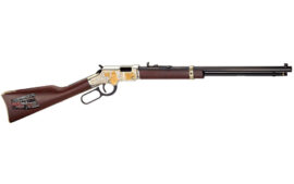 Henry Repeating Arms Golden Boy, Lever Action Rifle, 22LR, 20" Octagon Barrel, Nickel Plated Receiver