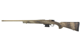 Howa USA 1500 Fence Line, Bolt Action Rifle, 22" Threaded Barrel, Scorched Earth Camo HTI Synthetic Stock, M1500 22ARC SE