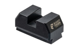 Night Fision Optics Ready Stealth Series Sights, Black Rear Sight, .240"-.238" Blade Height, Black