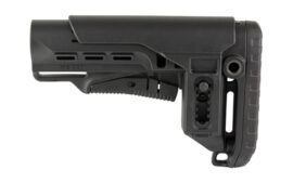 NcSTAR Tactical Stock with Cheek Riser, Tact W/PCP52, Black