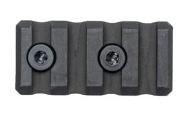 Noveske 4 Slot Picatinny Rail Section, M-LOK Compatible, Black