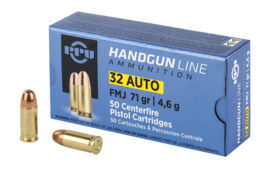 Prvi Partizan Pistol, 32 ACP, 71 Grain, 50 Round Box