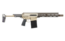 Q Boombox, 8.6 Blackout, 12" Threaded Barrel, Ambidextrous Safety, 11" Q-Sert Handguard, 20 Rounds, 8.6BLK 20RD FDE
