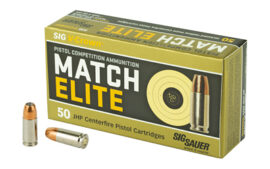 Sig Sauer V-Crown, 9MM, 115 Grain, Jacketed Hollow Point, 50Round Box