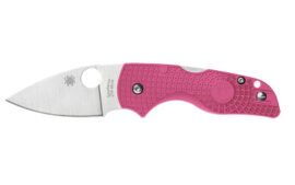 Spyderco Lil Native Lightweight, Folding Knife, 2.42" Drop Point Blade, 5.9" Overall Length, Silver