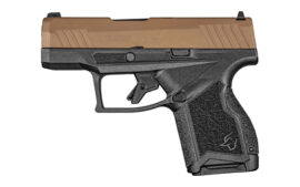 Taurus USA GX4, 9MM, 3" Barrel with DLC Finish, Troy Coyote Cerakote Finish Slide, 11 Rounds