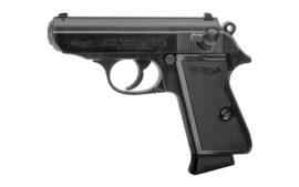 Walther PPK/S, 22LR, 3.3" Barrel, Black, 10 Rounds