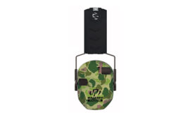 Walker's Razor Slim, Electronic Earmuff, Green Frog Skin Camo