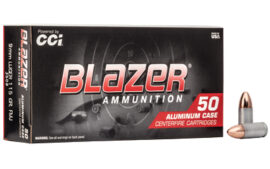 Blazer Ammunition Blazer, 9mm, 115 Grain, 50 Round Box