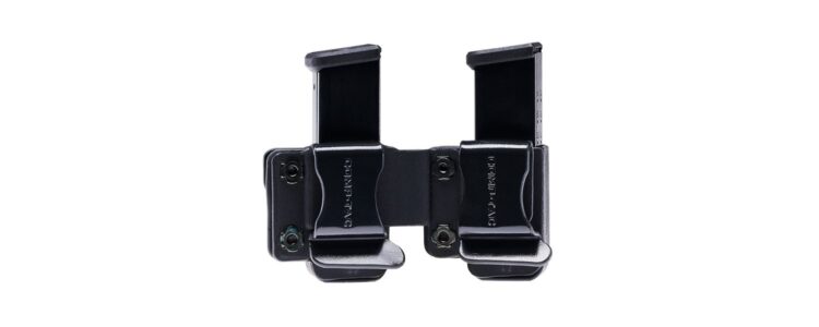 Comp-Tac twin magazine pouch with belt clip for the Daniel Defense H9, right hand