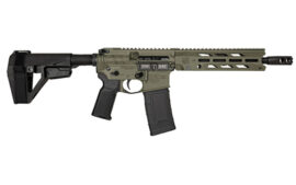 Diamondback Firearms DB15 Obsidian, 300 Blackout, 10.5" Barrel, Olive Drab Green, 9" Free Float M-LOK S Rail, OD Brc Blem