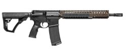 Daniel Defense DDM4 M4A1 SOCOM Rifle, 5.56 NATO, FDE, right side view