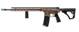 Daniel Defense DDM4 V7 Pro Rifle, 5.56 NATO, 18 inch barrel, FDE, California Compliant, right side view