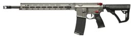Daniel Defense DDM4 V7 Pro rifle in Gun Metal Gray with 18 inch S2W barrel and MFR 15.0 rail, right side view