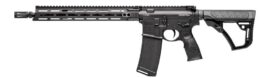 Daniel Defense DDM4 V7 SLW rifle in black with 14.5 inch lightweight barrel and 13.5 inch M-LOK rail, right side view