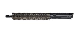 Daniel Defense GL/SSC upper receiver group, 12.5 inch 5.56 NATO with RIS II 11.5 rail in FDE, right side view