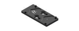 Daniel Defense H9 RDS Adapter Plate 4 Kit, right side view — Docter/Noblex optic footprint