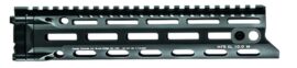 Daniel Defense MFR XL 10.0 M-LOK free-float rail in black, side view