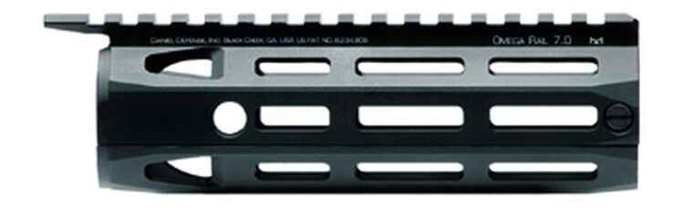 Daniel Defense Omega Rail 7.0 two-piece M-LOK free-float handguard, side view