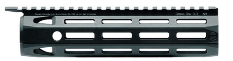 Daniel Defense Omega Rail 9.0 two-piece M-LOK free-float handguard, side view