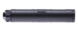 Daniel Defense SoundGuard SG-30TiL suppressor, 5/8x24 thread, black, side view