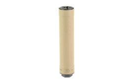 FN America Catch 22Ti, Suppressor, .22LR/.22 MAG/.22 WMR/ .17 HMR, 5.25" Length, 1.12" Diameter, FDE 22LR