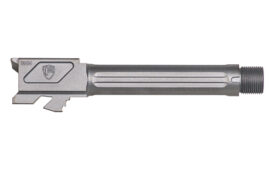 Fortis Manufacturing, Match Grade Barrel, 9MM, 4.5", Glock Grey Threaded