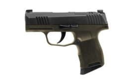 Sig Sauer P365 Fortunate Son, 3.1" Barrel, Green and Black, X-RAY3 Day/Night Sights, 10 Rounds
