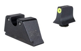 Trijicon Suppressor/Optic Height HD XR Night Sight Set, Green Tritium with Yellow Outline Front, LG Frm Ylw