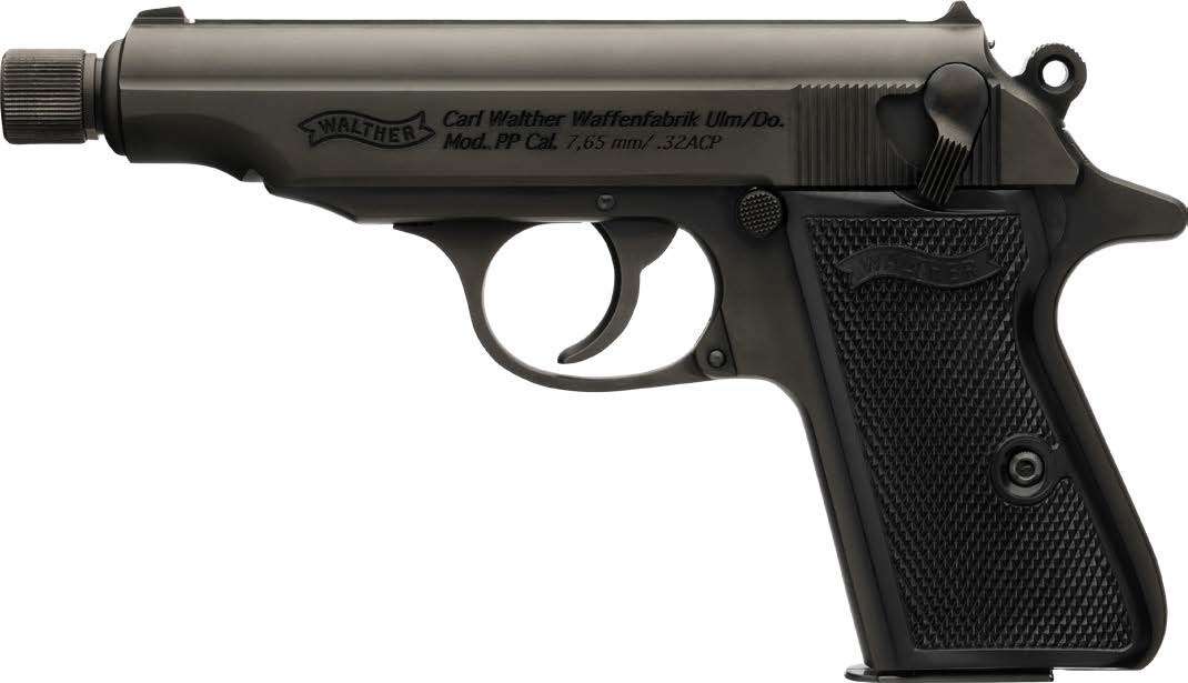 Walther Pp Sd .32 ACP Pistol, 3.9" Barrel, Matte, 8-Round, 4796063