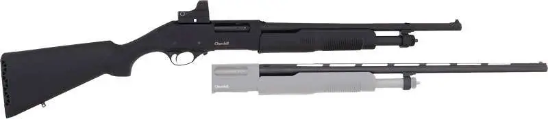 Akkar Combo Barrel Kit 20 Gauge Pump-Action Shotgun, 18.5" Barrel