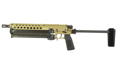 Kel-Tec KP50, Semi-automatic Pistol, 9.5" Threaded Barrel, Ambidextrous Safety, Tan, 50 Rounds